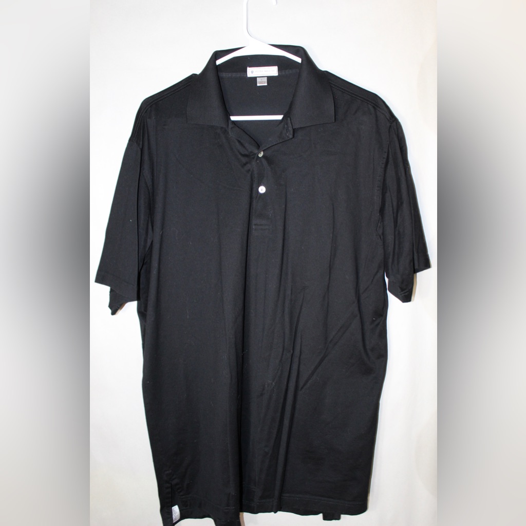 Peter Millar Black Mid Button Down